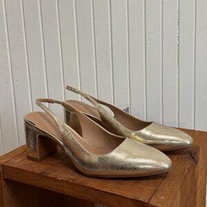 Aerosoles  Mags Plantino Gold Pumps Sz 8